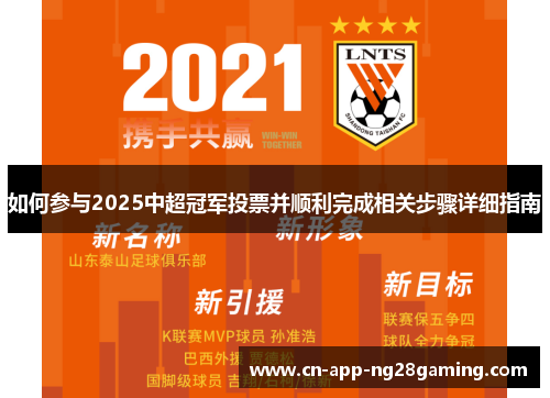 如何参与2025中超冠军投票并顺利完成相关步骤详细指南