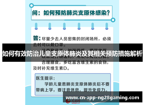 如何有效防治儿童支原体肺炎及其相关预防措施解析