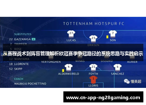 从赛程战术到阵容管理解析欧冠赛季争冠路径的系统思路与实践启示
