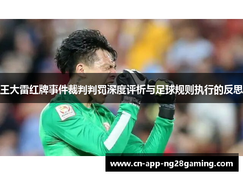 王大雷红牌事件裁判判罚深度评析与足球规则执行的反思